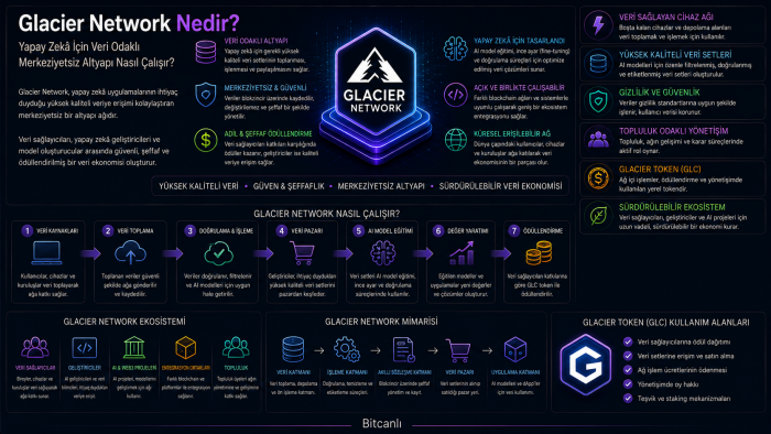 Glacier Network Nedir? Yapay Zekâ İçin Veri Odaklı Merkeziyetsiz Altyapı Nasıl Çalışır?